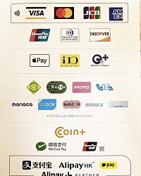 現金払い、PayPayもあります